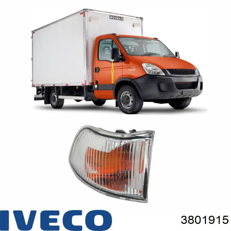 Compre 3801915 Iveco Pisca-pisca direito