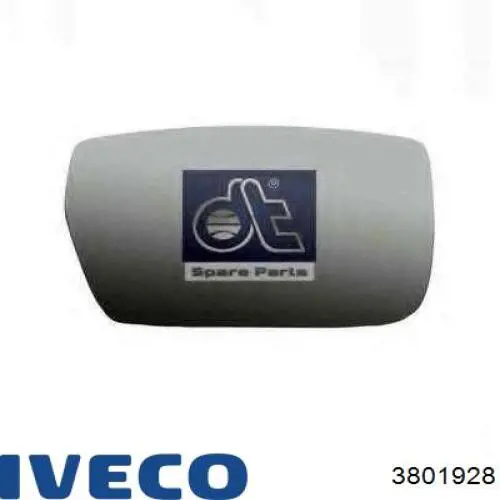 Elemento espelhado do espelho de retrovisão esquerdo 3801928 Iveco