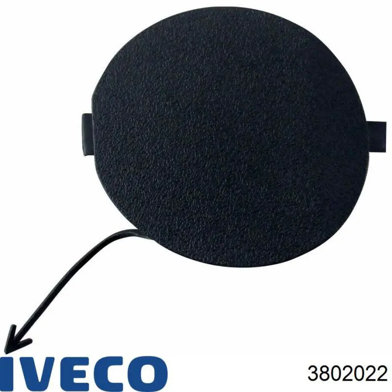 Compre 3802022 Iveco Tampão dianteira do pára-choque do gancho de reboque