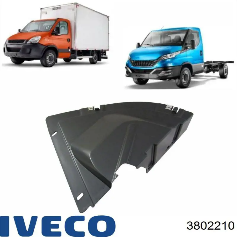 Proteção de motor direito 3802210 Iveco