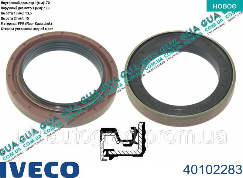 Bucim de cubo traseiro Iveco 40102283 preço, a partir de 2,52 USD
