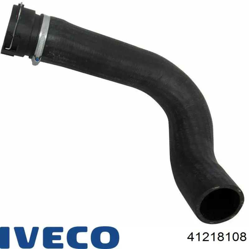 Mangueira (cano derivado) do radiador de esfriamento superior 41218108 Iveco