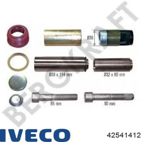 Kit de reparação de suporte do freio traseiro Iveco 42541412 preço, a partir de 41,82 USD