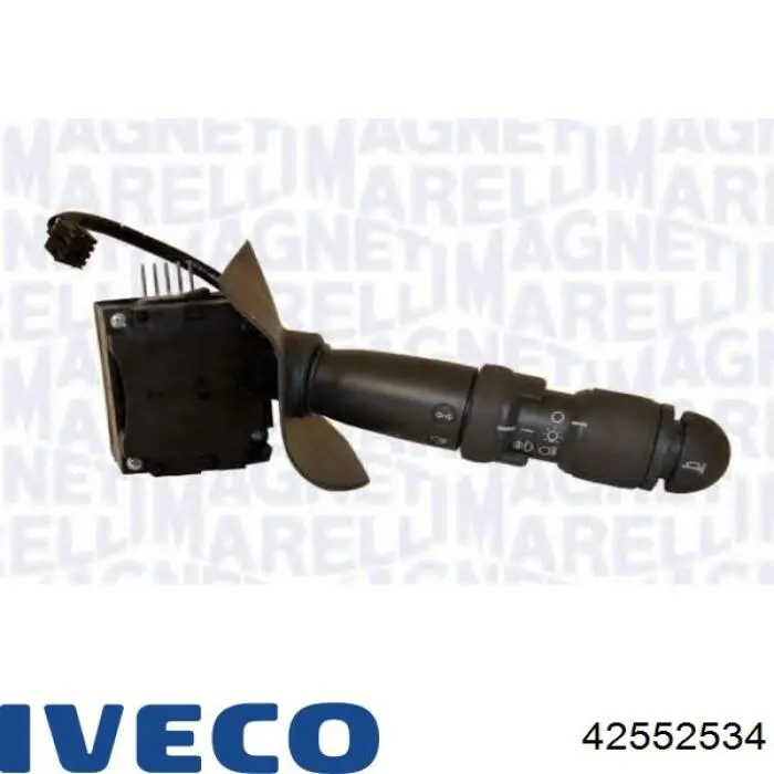 42568501 Iveco Comutador esquerdo instalado na coluna da direção