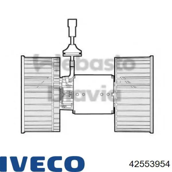 Compre 42553954 Iveco Motor de ventilador de forno (de aquecedor de salão)