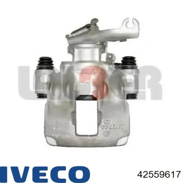Suporte do freio traseiro esquerdo 42559617 Iveco