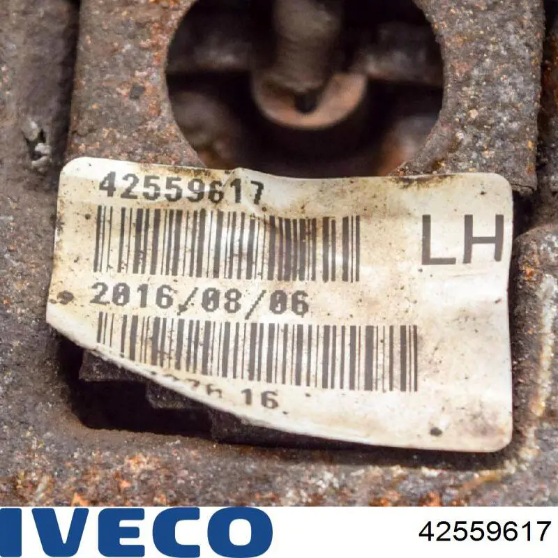 Compre 42559617 Iveco Suporte do freio traseiro esquerdo
