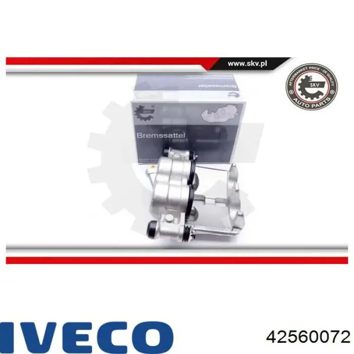 42560072 Iveco Suporte do freio dianteiro esquerdo