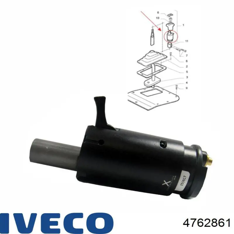 Compre 4762861 Iveco Cabo da avalanca da Caixa de Mudança