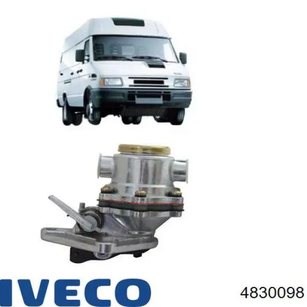 4830098 Iveco Bomba de combustível de bombeio manual