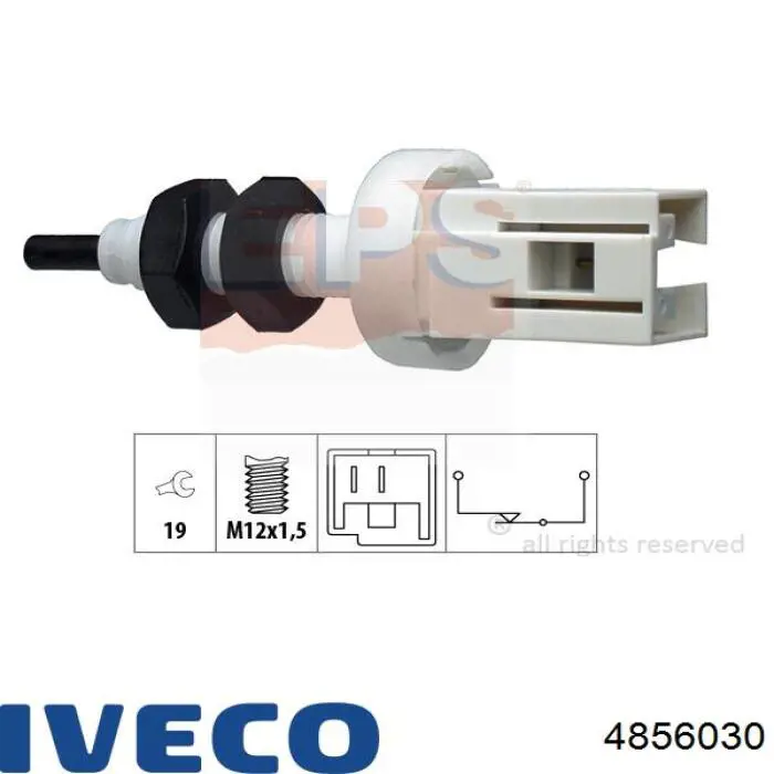 Sensor de ativação do sinal de parada Iveco 4856030 preço, a partir de 9,88 USD
