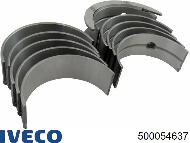 Folhas inseridas principais de cambota, kit, padrão (STD) 2995574 Iveco