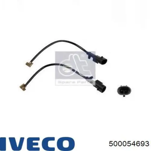Sensor dianteiro de desgaste das sapatas do freio 500054693 Iveco
