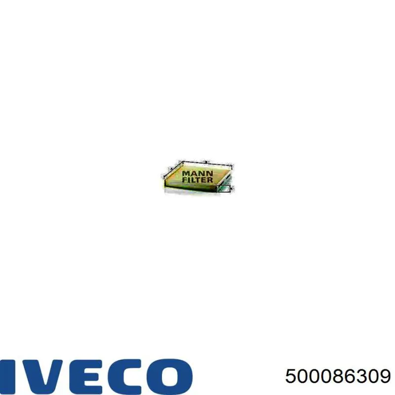 Filtro de salão Iveco 500086309