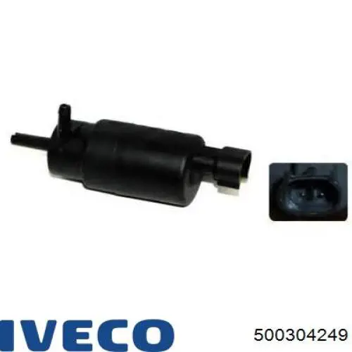 Bomba de motor de fluido para lavador de vidro dianteiro Iveco 500304249 preço, a partir de 28,10 USD