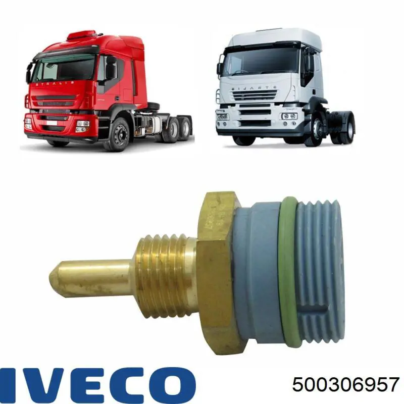 Compre 500306957 Iveco Sensor de temperatura do fluido de esfriamento
