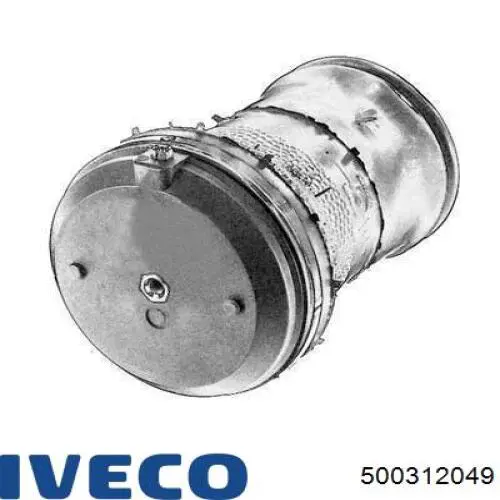 Coxim pneumático (suspensão de lâminas pneumática) do eixo traseiro Iveco 500312049 preço, a partir de 129,15 USD
