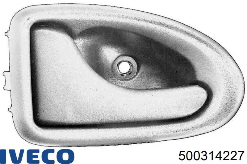 Maçaneta interna dianteira/traseira da porta direita Iveco 500314227