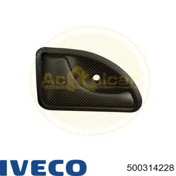 Maçaneta interna direita da porta dianteira 500314228 Iveco