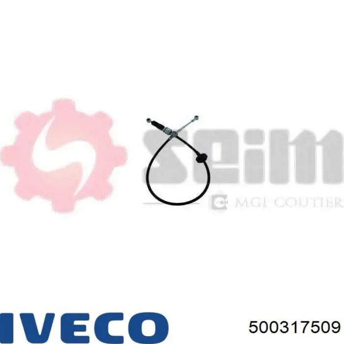 Cabo de mudança (de seleção de velocidade) Iveco 500317509 preço, a partir de 58,27 USD
