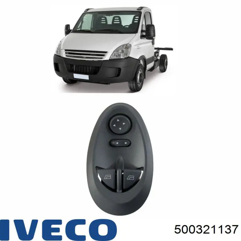 Unidade de botões dianteira esquerda de controlo de elevador de vidro Iveco 500321137 preço, a partir de 62,08 USD