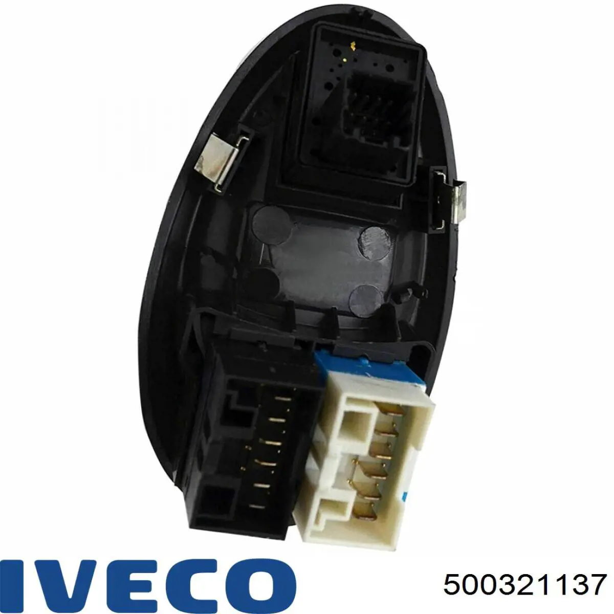500321137 Iveco Unidade de botões dianteira esquerda de controlo de elevador de vidro