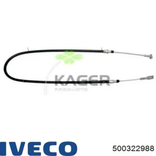 Cabo do freio de estacionamento dianteiro Iveco 500322988 preço, a partir de 16,95 USD
