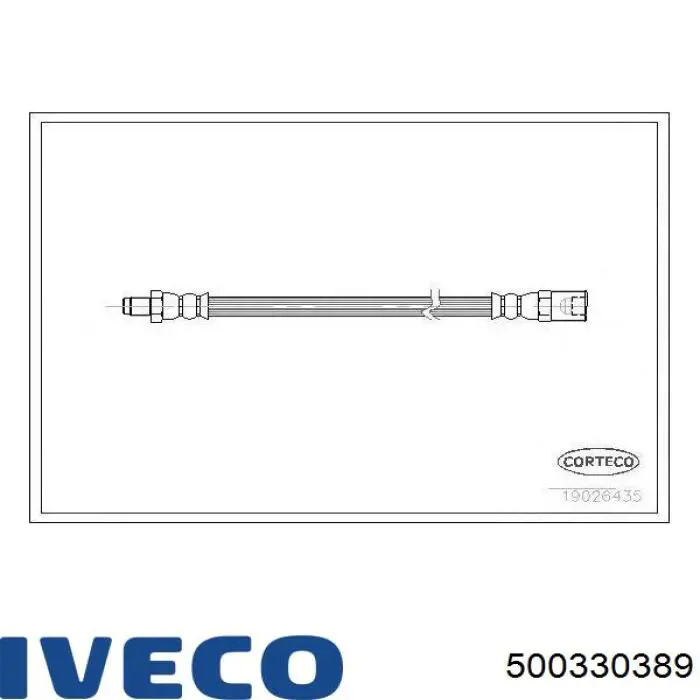 Compre 500330389 Iveco Mangueira do freio dianteira