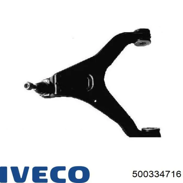 Braço oscilante inferior direito de suspensão dianteira 500334716 Iveco