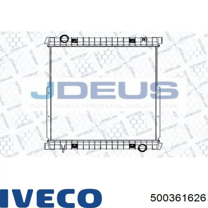 Radiador de esfriamento de motor Iveco 500361626 preço, a partir de 203,95 USD