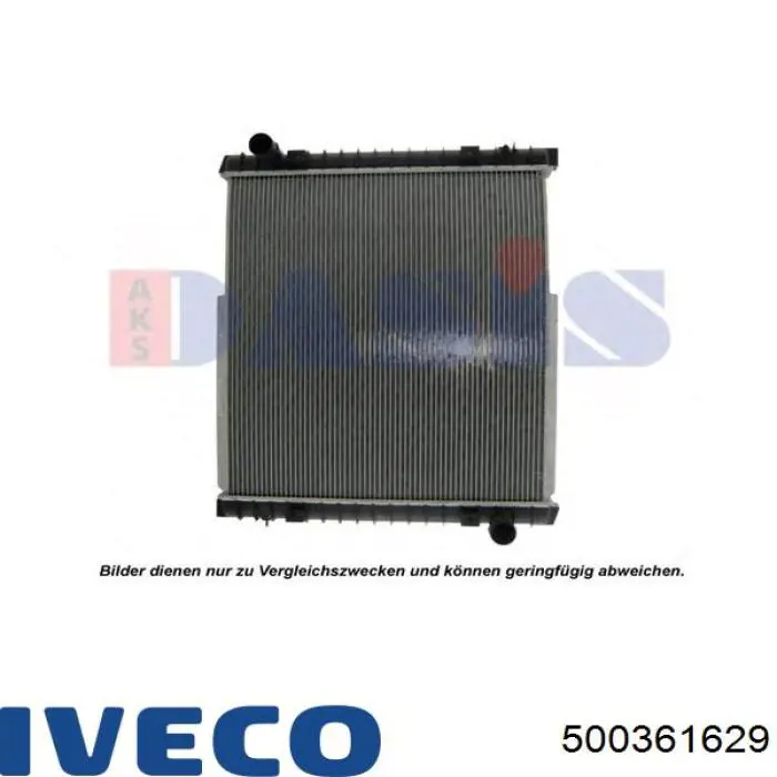 500361629 Iveco Radiador de esfriamento de motor
