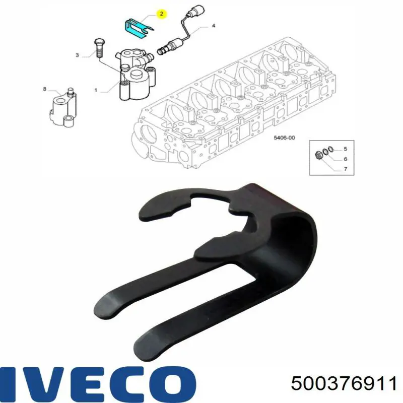 Mola de parafuso de fixação de tubo coletor Iveco 500376911 preço, a partir de 6,20 USD