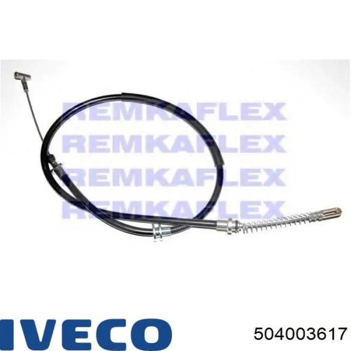 Cabo traseiro direito/esquerdo do freio de estacionamento 504003617 Iveco