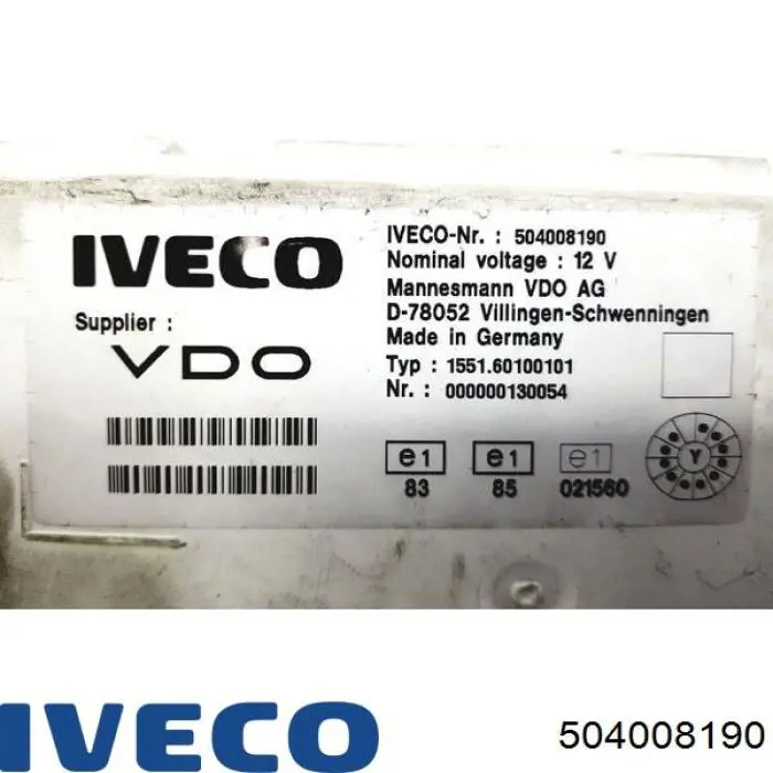 Iveco 504008190 preço, a partir de 87,30 USD