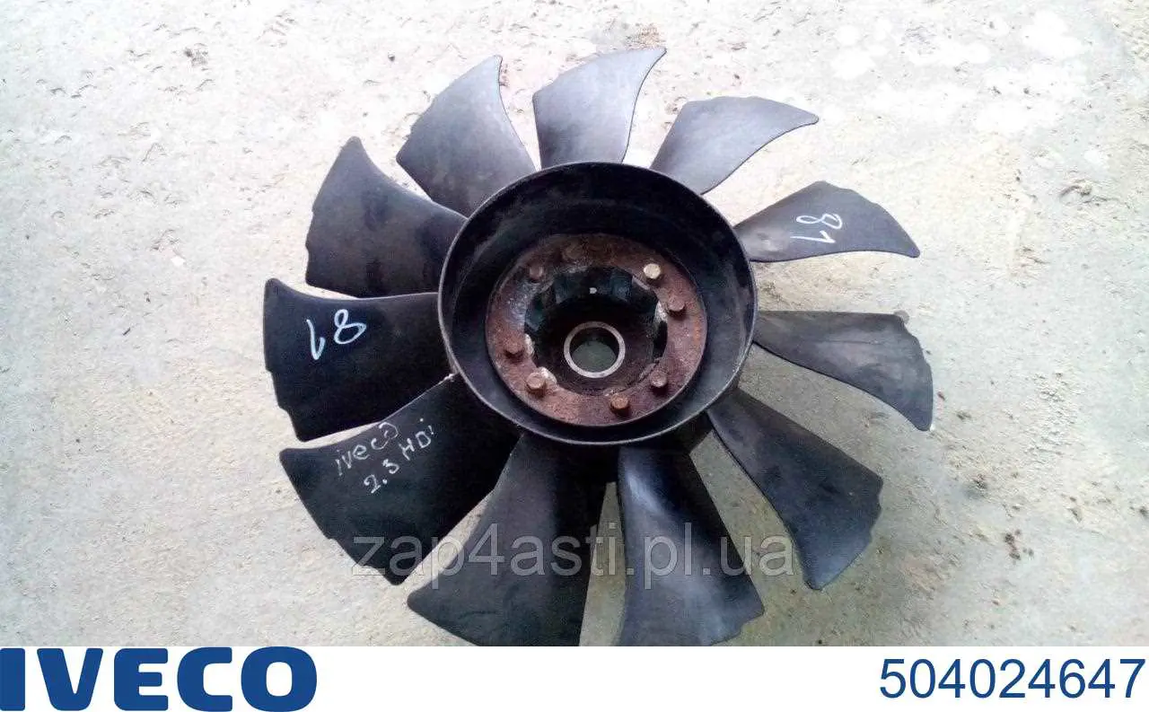 Compre 504024647 Iveco Ventilador (roda de aletas) do radiador de esfriamento