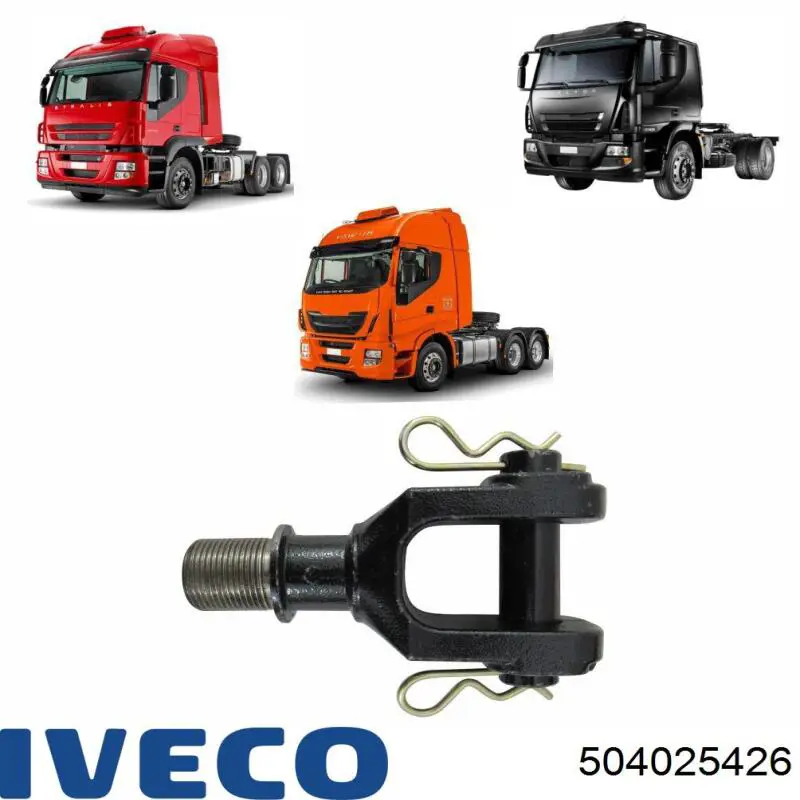 504025426 Iveco Gancho de reboque