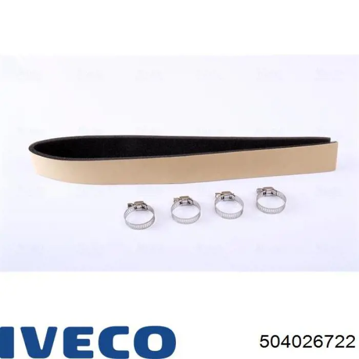 Radiador de forno (de aquecedor) Iveco 504026722