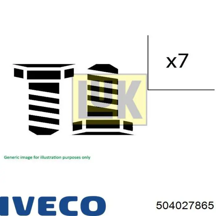 Parafuso de fixação de volante Iveco 504027865 preço, a partir de 5,43 USD