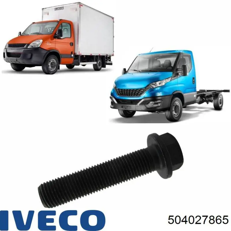 Parafuso de fixação de volante Iveco 504027865