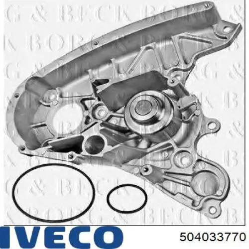 Bomba de água (bomba) de esfriamento Iveco 504033770 preço, a partir de 160,53 USD