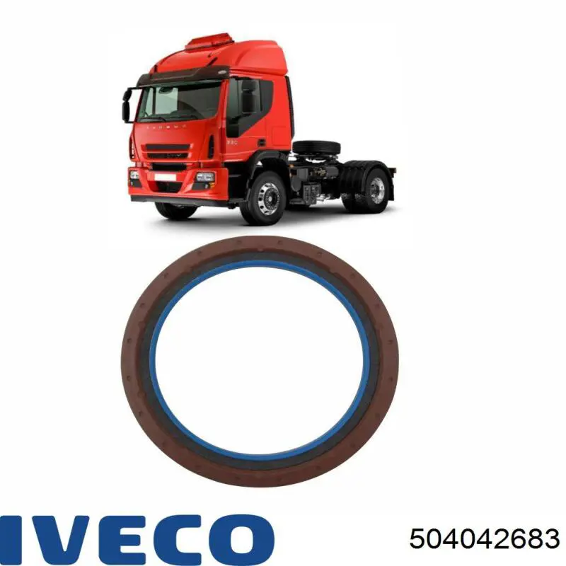 Vedação traseira de cambota de motor Iveco 504042683 preço, a partir de 73,24 USD