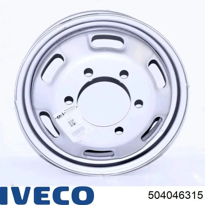 504046315 Iveco Discos de roda de aço (estampados)