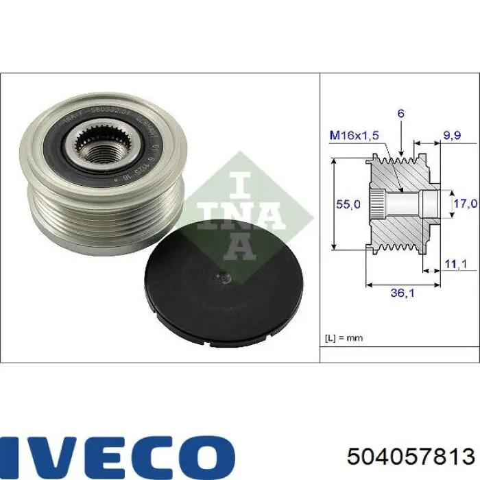 504057813 Iveco Gerador
