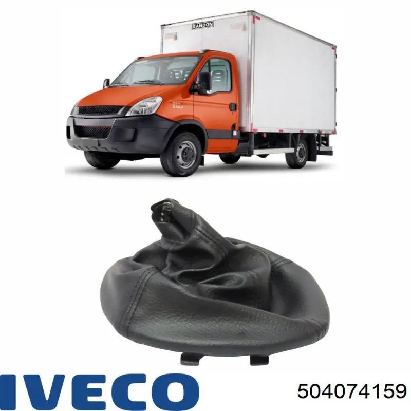 504074159 Iveco Coxim de transmissão (suporte da caixa de mudança)