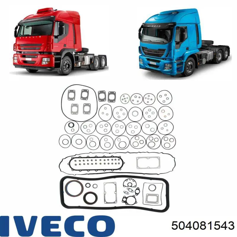 Parafuso de cabeça de motor (CBC) 504081543 Iveco
