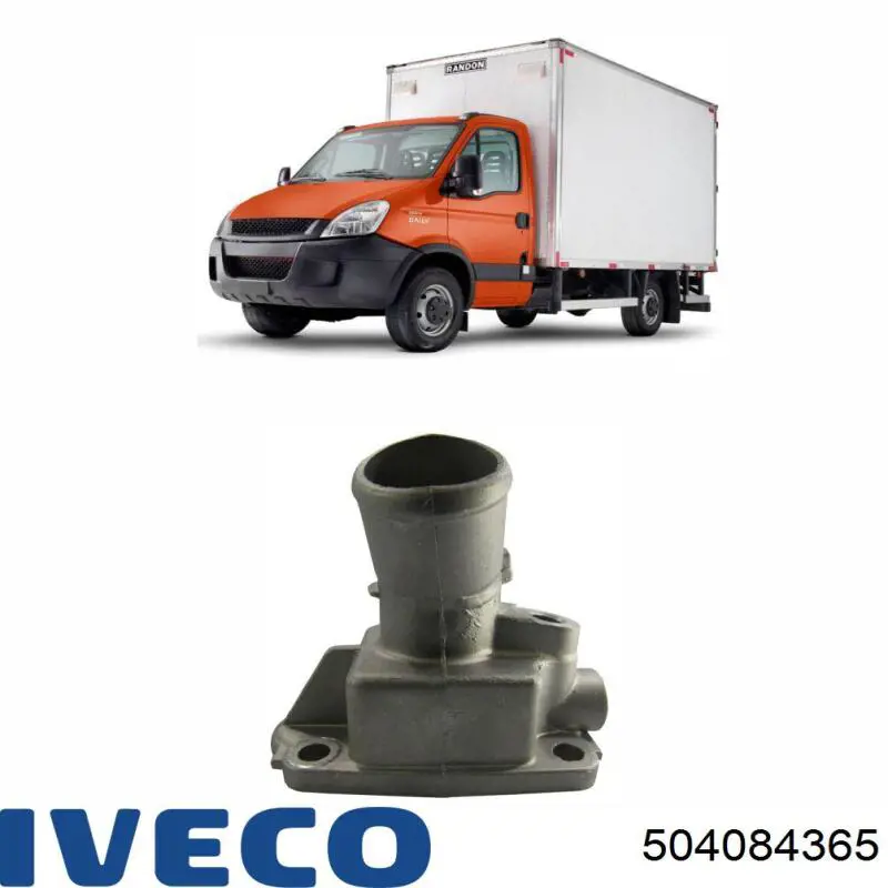 Compre 504084365 Iveco Caixa do termostato