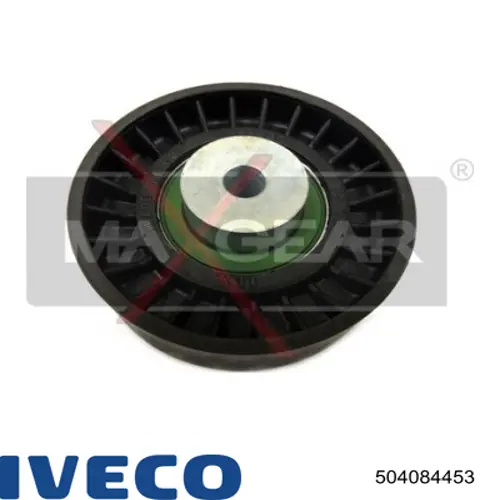 Rolo de reguladora de tensão da correia de transmissão Iveco 504084453