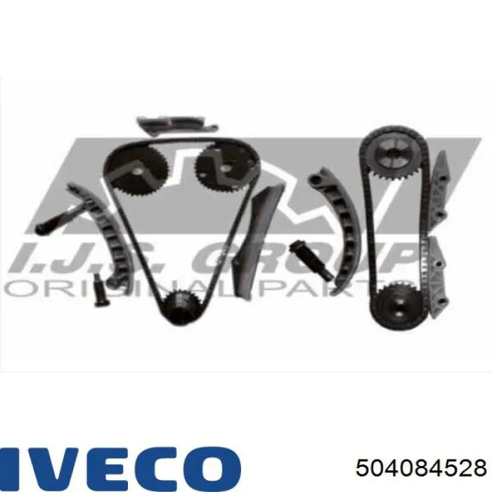 504084528 Iveco Amortecedor de cadeia do mecanismo de distribuição de gás, kit