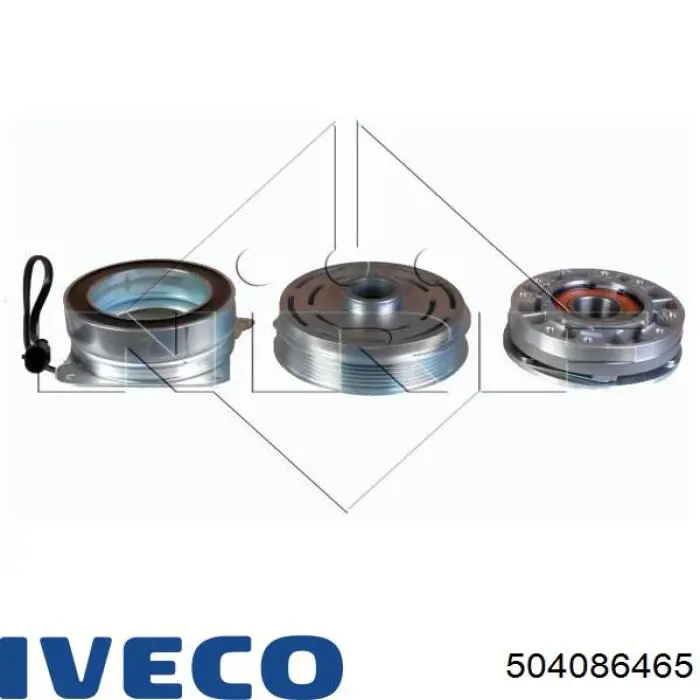 504086465 Iveco Acoplamento viscoso de ventilador de esfriamento