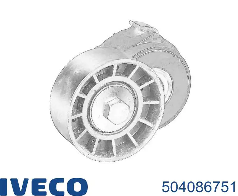 504086751 Iveco Reguladora de tensão da correia de transmissão